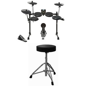 Alesis DM6 Nitro Electronic Drum Set Bundle w/Drum Throne