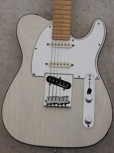 Free Shipping Fender American Deluxe Telecaster 3 Pickups (White Blonde) 2011