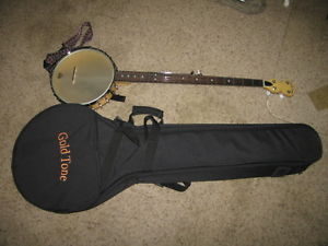 GOLD TONE MM-150LN LONG-NECK OPENBACK 5-STRING BANJO w/NEW SOFT GIG BAG