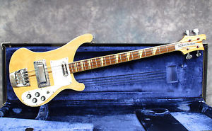 1973 RICKENBACKER 4001 - MAPLEGLO - CHECKERBOARD BINDING - ANDY BAXTER BASS