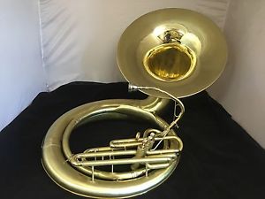 CONN 20K Naked Lady-Ladyface Model. 26" Bell. Satin Brass Sousa/Sousaphone 1948