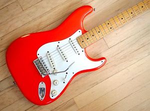 1983 Fender Stratocaster '57 Reissue Fullerton American Vintage Fiesta Red w/ohc