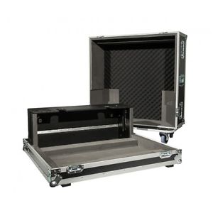 Flight Case for a Yamaha QL5 Digital Mixing Desk with Castors and Dogbox