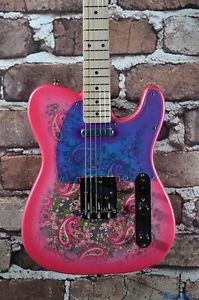 New Fender Japan Classic '69 Pink Paisley Floral Telecaster MIJ
