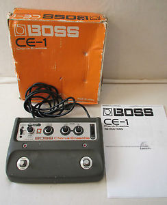 Boss CE-1 CE1 Vintage Chorus Ensemble Guitar Effect Pedal with Box