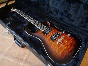 ESP Horizon nt-ii dbsb dark brown sunburst 6 string electric guitar neck thru