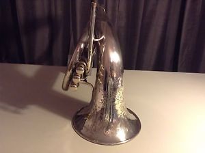 Antique Besson Cornophone Silver
