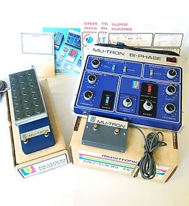 Vintage Mu-Tron Bi-Phase Phaser W/ Opti-Pot Control Pedal, Footswitch & Box