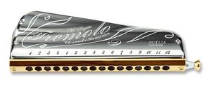 SUZUKI Japan Harmonica Tremolo Chromatic SCT-128 Japanese Musical Instrument
