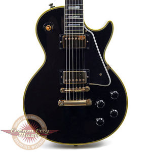 2002 GIBSON CUSTOM SHOP '57 LES PAUL CUSTOM ELECTRIC GUITAR BLACK BEAUTY