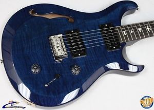 PRS S2 Custom 22 Semi-Hollow Electric Guitar w/ Gig Bag, Whale Blue #38646
