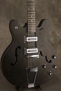 early '70's Ovation ESCLIPSE model 1235-5 hollowbody Guitar Black