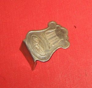 "The Bacon" Bacon & Day Banjo Tailpiece Cover. Vintage. Antique.