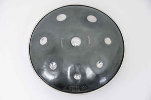 New Harmonic Handpan, F Akebono scale with bag.  Hung, Steel Drum from Steeltone