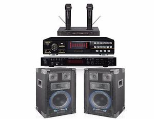 RSQ MKP Karaoke System with Rechargeable Wireless Microphones