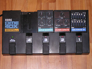 Original 1980's Korg PME 40X Modular Effects Board w/ Wave Shaper, OD, Octrave V