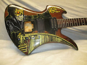 80's BC RICH MOCKINGBIRD - CUSTOM ART - VERY COOL