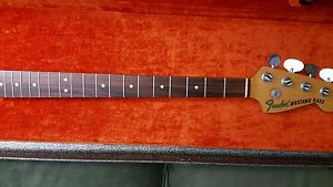 66 Fender Mustang Bass Neck w/ oval tuners, complete 1966 67 68 vintage original