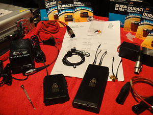AUDIO LIMITED RMS 2020  WIRELESS MICROPHONE BUNDLE