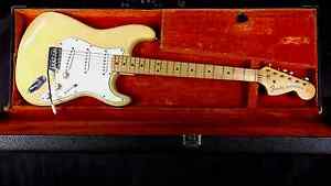 1973 Fender Stratocaster, orginal vintage, blonde/olympic white, mit 9 Videos
