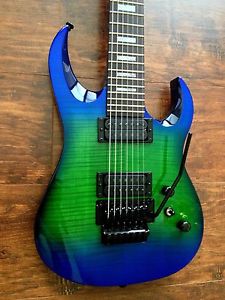 NEW DBZ DIAMOND HALCYON FMFR 7 JDI JADE IRIDIUM 7 STRING GUITAR W/FLOYD ROSE