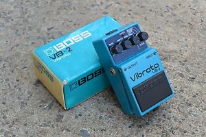 1982 Boss VB-2 Vibrato MIJ Vintage Effects Pedal w/Box