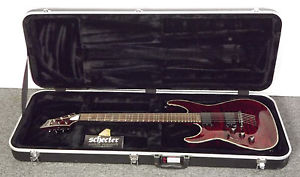 Gorgeous Lefty Schecter Hellraiser C1 w Case XNice
