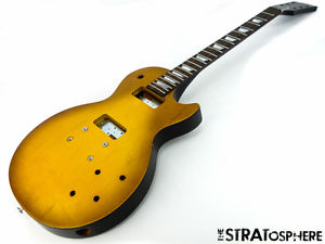 2016 Gibson USA Les Paul 60s HP BODY& NECK Parts American Satin, Honeyburst