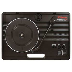 Vestax Portable turntable handytrax USB BLACK recording  speakers 1203