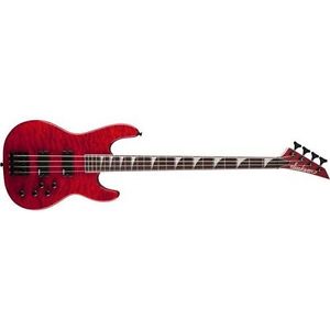 Jackson JS3 Concert Bass - Transparent Red