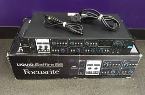Focusrite Liquid Safire 56 Audio Interface - Excellent Condition & Original Box