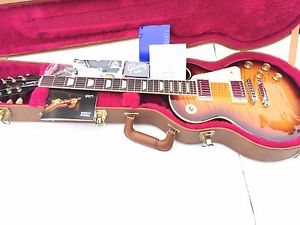 2016 Gibson Les Paul Traditional Flemished Dessert Burst W/Case Electric Guitar