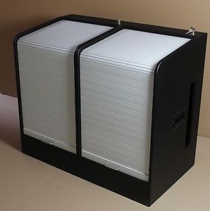 Doppelter 19" Medienwagen mit Rollladen/Multimedia Rack, Gäng-Case