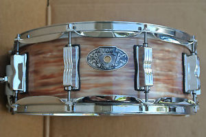 1909-2009 LUDWIG USA 100th ANN. '64 JAZZ FESTIVAL PINK OYSTER SNARE DRUM! #C629