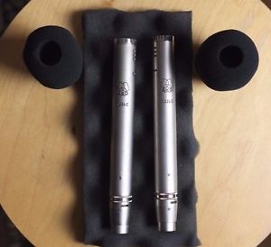 Matched Pair AKG D224E two way dynamic cardioid studio microphones RARE!Tested!
