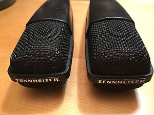2 SENNHEISER MD 421-U-4 vintage microfoni XLR + supporti