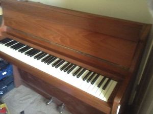 Kemble upright teak Piano , 6 octave.