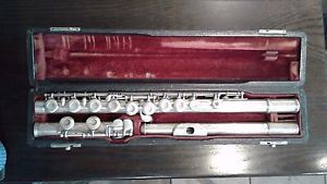 Wm S Haynes Silver C Flute Commercial Model Great Classic Era Instrument