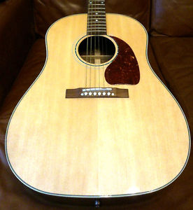 Gibson J15 Natural Acoustic Electric Right Handed 6 string guitar PERFECT SET UP