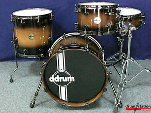 DDrum Paladin Walnut Shellset in "Night Burst"  -  18,12,14"
