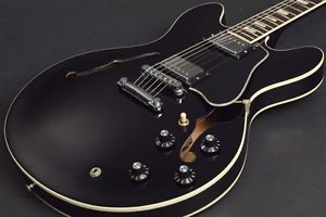 Gibson 1978 ES-335TD Refinish Black Electric Free Shipping