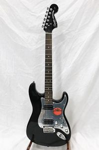 Squier by Fender FSR Black and Chrome HH Stratocaster FREESHIPPING/456