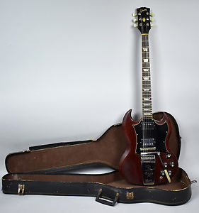 1970 Gibson SG Standard Vintage Electric Guitar Cherry Red USA w/SSC