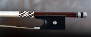 French certified SIilver violin bow J.T. Lamy JJ Martin - Raffin certified