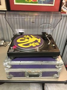 Technics SL 1200MK2 Purple Style With Case And Cover Included Free Shipping!