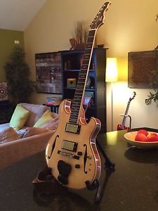 Ollendoc Hollow Body Guitar, Canadian Maple Top, Mohogany Sides and Back