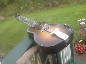 Very Rare USA -10 String Steel Body Slide Guitar, Resonator Dobro National Sound