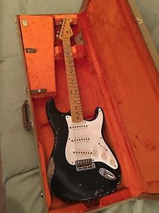 Fender Stratocaster 1956 Custom Shop Black Heavy Relic