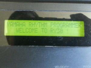 Yamaha RY 30 drum machine with sound cards