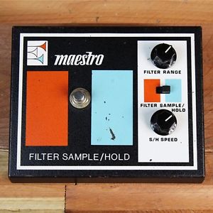 MAESTRO FSH-1 FILTER SAMPLE / HOLD Rare 70s Vintage Guitar Pedal Great Condition